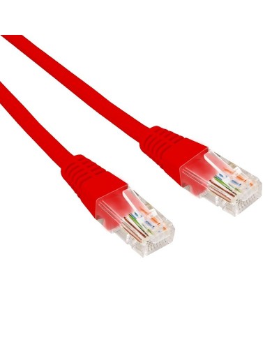 Патч-корд U/UTP CAT 6, RJ45-RJ45, 26AWG, LSZH, красный, 5м REXANT (02-0293-5). Патч-корд UTP. Rexant в Симферополе