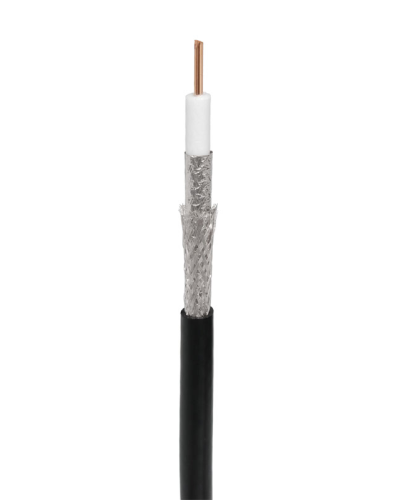 RG-11U, 75 Ом, CCS/Al/Al, 83%, 305 м, черный OUTDOOR (01-3011). Кабель коаксиальный радиочастотный. Rexant в Симферополе