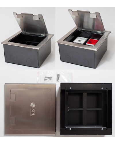Люк на 4 поста (45х45), из нержавеющей стали, с коробкой, IP40 (300014). Люк. SPL в Симферополе