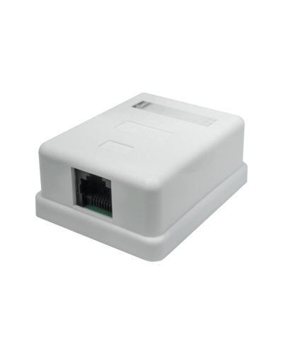 Розетка настенная RJ-45, 8P8C, Cat.5e, 1 порт UTP (10-0307): Компьютерная розетка в Симферополе