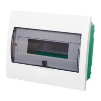 City9 Box 12 модулей встраиваемый с прозрачной дверцей (EZ9E112S2FRU). Щиток модульный. Systeme Electric