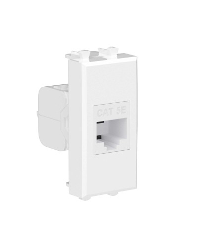 Розетка RJ-45 Avanti 1 модуль белое облако (4400661): Розетка компьютерная, без шторки модульная, кат.5е в Симферополе