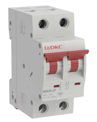 YON max MD63N 2P 6А 6кА C (MD63N-2PC6). Автоматический выключатель. ДКС в Симферополе