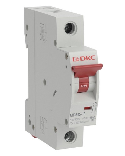 YON max MD63S 1P 40А 4,5кА C (MD63S-1PC40). Автоматический выключатель. ДКС в Симферополе