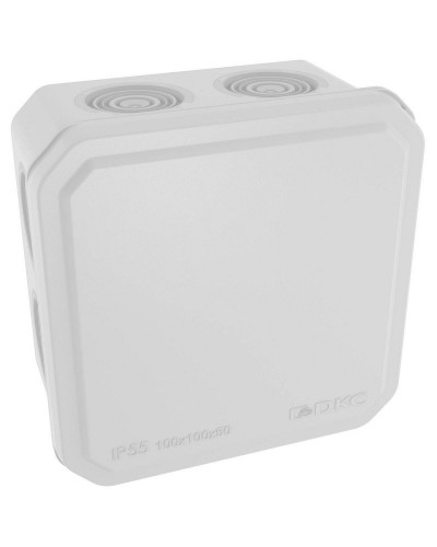 Коробка ответвительная с кабельными вводами IP55, 100х100х50 (53800). Коробка ответвительная. ДКС в Симферополе