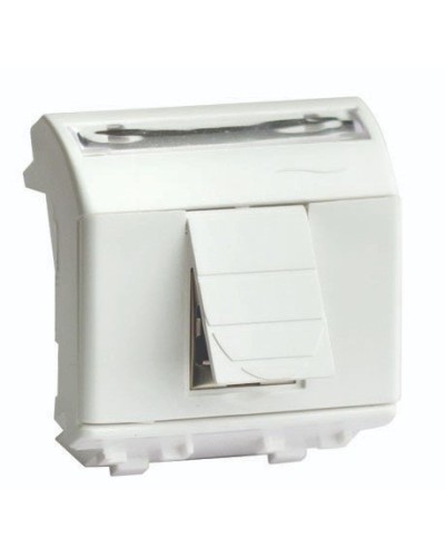 Розетка RJ-45 Brava 2 модуля слоновая кость (75655S): Розетка компьютерная с двумя разъёмами в Симферополе