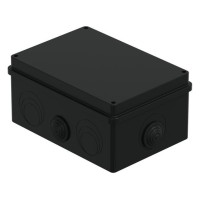 Коробка JBS210 210х150х100, 8 вых., IP55, черная (44016BL-1). Коробка монтажная. Экопласт