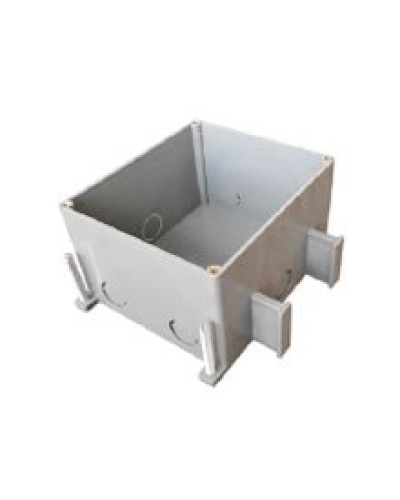 Коробка для люков в пол на 2 поста BOX/2+2ST66 (70125): Коробка для люков в пол на 2 поста 45х45мм + 2 модуля 45х22,5 (70025), пластик в Симферополе