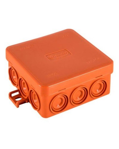 Коробка JBL085 85х85х38, 12 вых., 6P (0,15...2,5мм²) (43255HF): Коробка монтажная, огнестойкая, без галогена в Симферополе