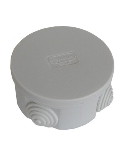 Коробка JBR080 D=80х40, 4 вых., IP44, белая (44005W-1). Коробка монтажная. Экопласт в Симферополе