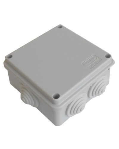 Коробка JBS100 100х100х55, 6 вых., 3P (0,15…4мм²) серая (43107HF-GR). Коробка монтажная, огнестойкая, без галогена. Экопласт в Симферополе