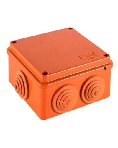 Коробка JBS100 100х100х55, 6 вых., 8P (0,15…4мм²) (43447HF): Коробка монтажная, огнестойкая, без галогена в Симферополе