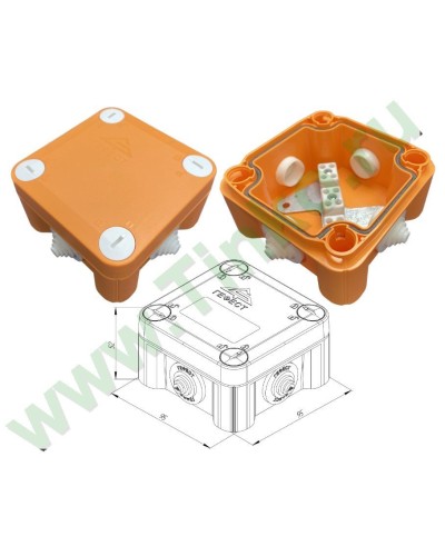 КМ-О-1010(П)(8к)-IP55: Коробка монтажная огнестойкая в Симферополе