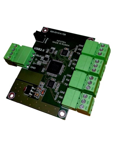 AVT-USB/4RS232. Промышленный преобразователь USB в RS-232. Инфотех в Симферополе