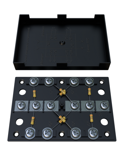 KRA-4 75 Om black (MEC42102). Коробка на 4 абонента. МЭК-Электрика в Симферополе